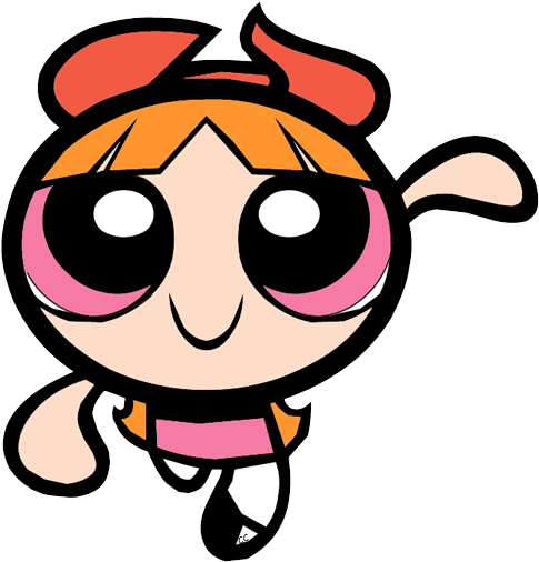 Poof Clipart - Powerpuff Girls Blossom Png (493x507), Png Download