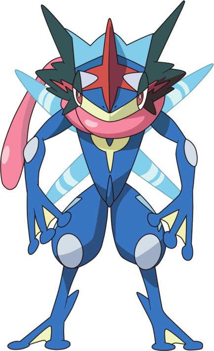 Image Greninja Xy Anime Png Pok Mon - Pokemon Greninja (434x713), Png Download