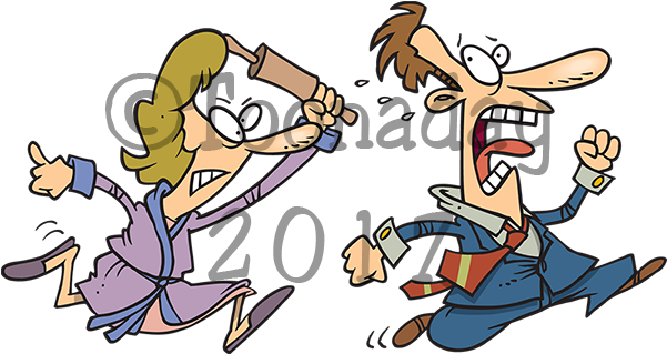 Hindi Chutkule Pati Patni (600x450), Png Download