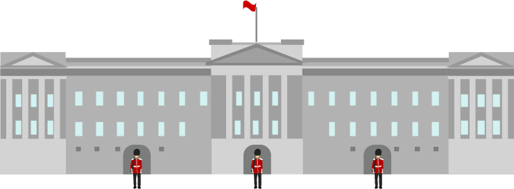 Brixton Walthamstow Central - London Buckingham Palace Png (741x273), Png Download