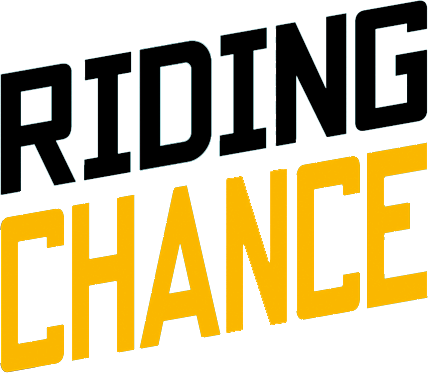 Riding Chance Title - Riding Chance (428x373), Png Download