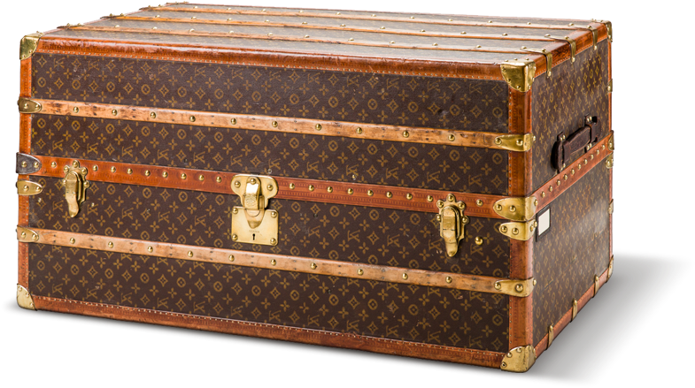 [ Img] - Louis Vuitton Flat Trunk (800x640), Png Download
