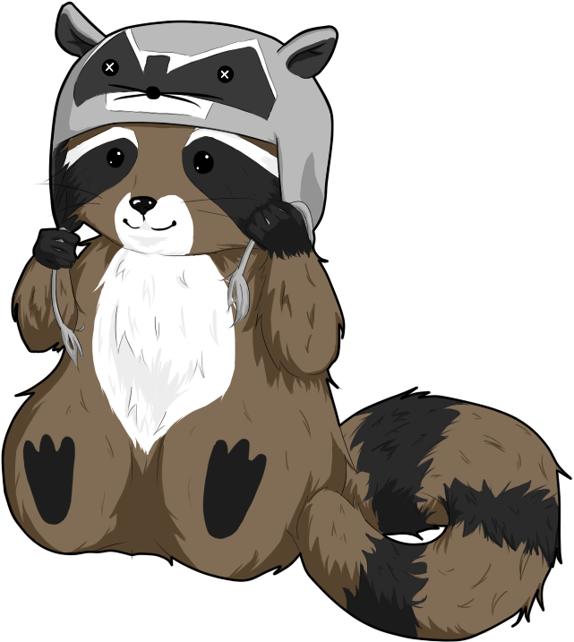 Clipart Freeuse Stock Collection Of Raccoon Drawing - Coonskin Cap (888x896), Png Download