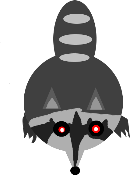 Racoon - Mope Io Racoon (800x650), Png Download