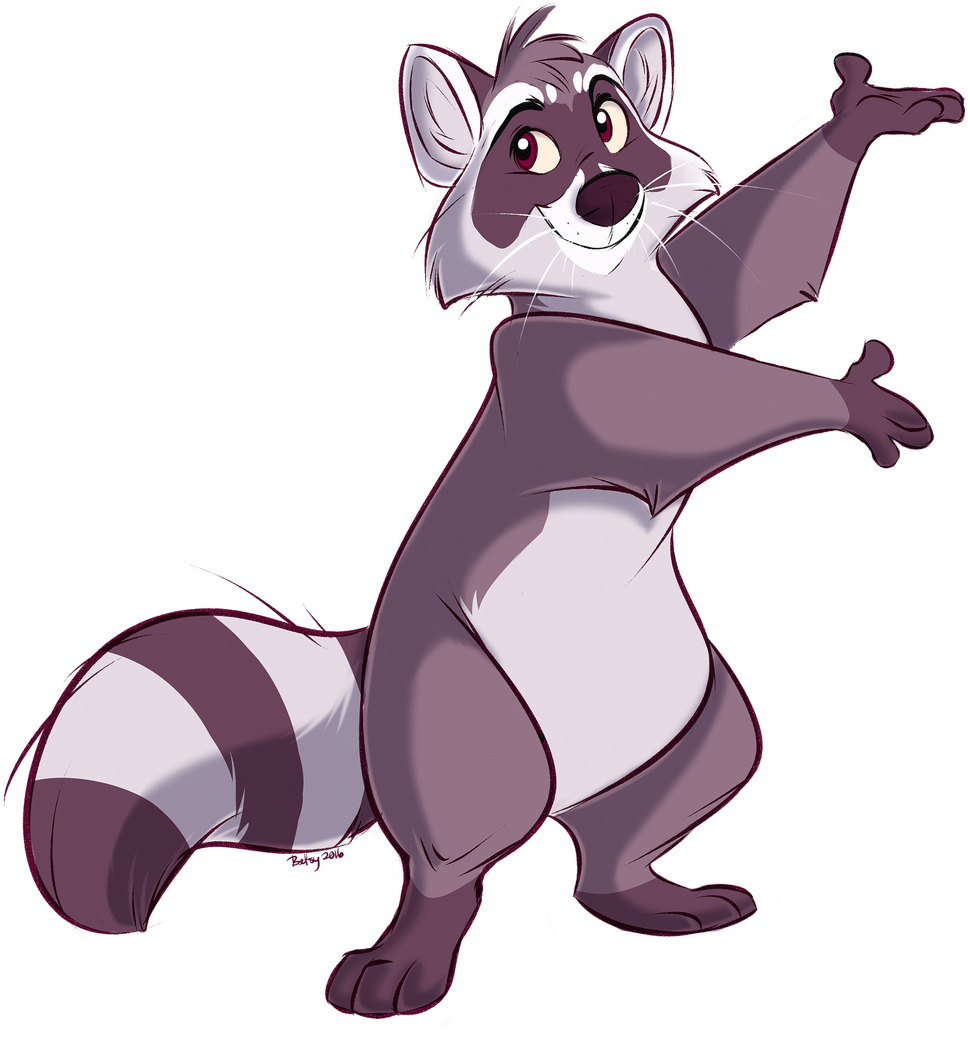 “itsa Raccoon” - Cartoon (1200x1200), Png Download