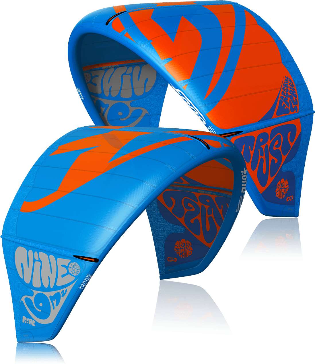 Blue / Yellow Trust - F-one / Trust 2015 / Kitesurf (1280x1280), Png Download