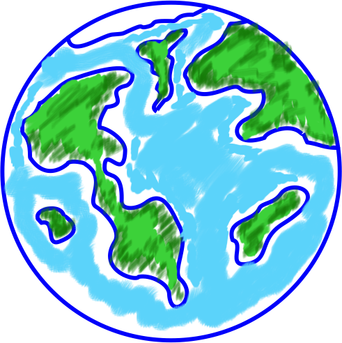 Somos Un Grupo De Profesionales De La Salud, Con Especialidad - Tierra Dibujo Png (491x492), Png Download