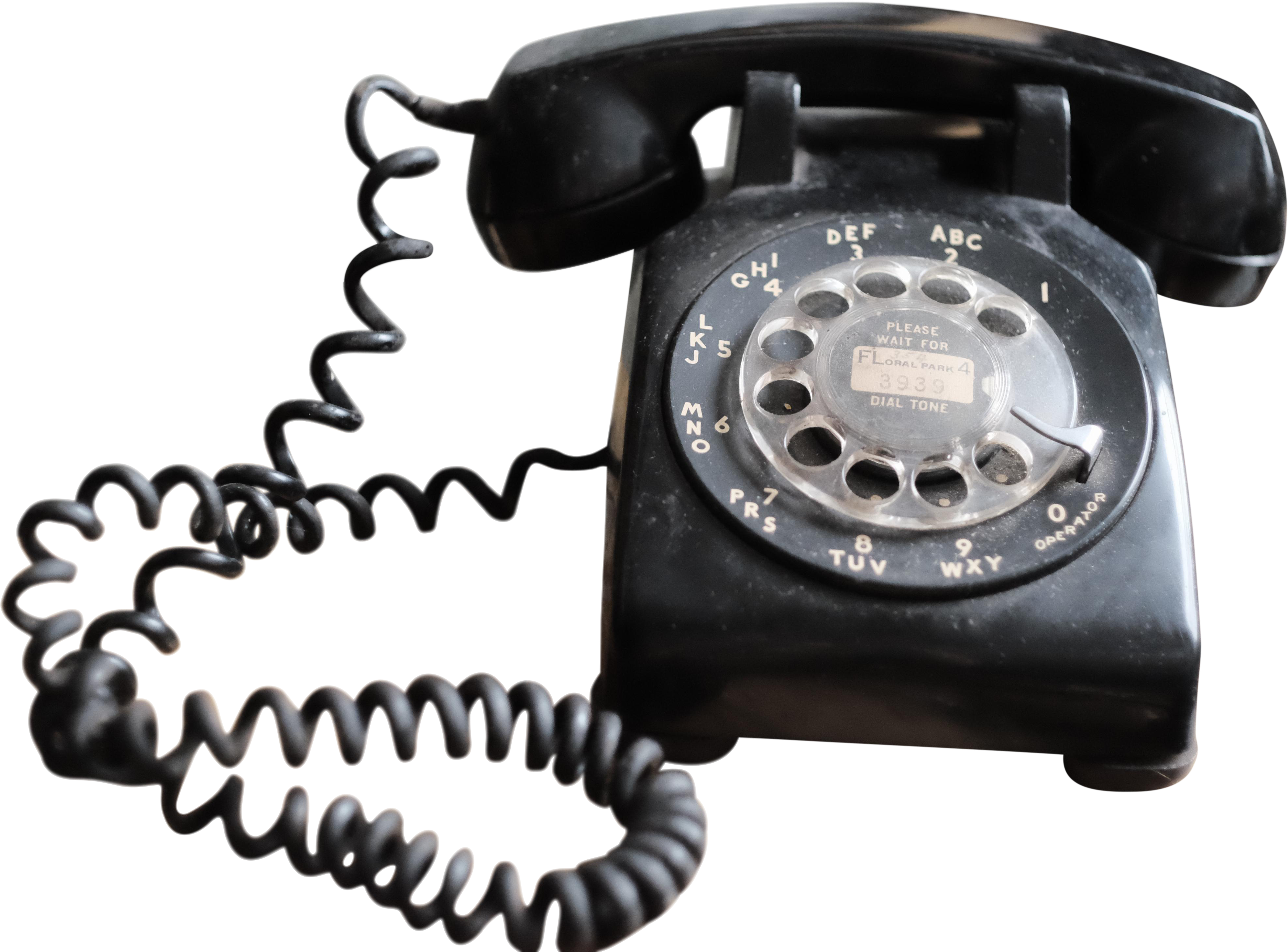 Old Black Phone Photo - Mobile Phone (4370x3060), Png Download