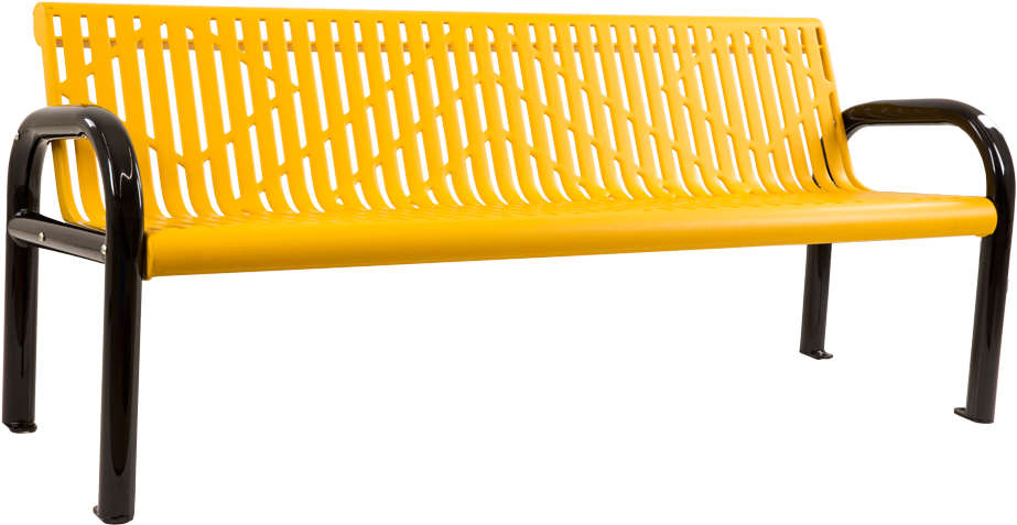 Laser Cut Outdoor Park Bench - Bench (1000x536), Png Download