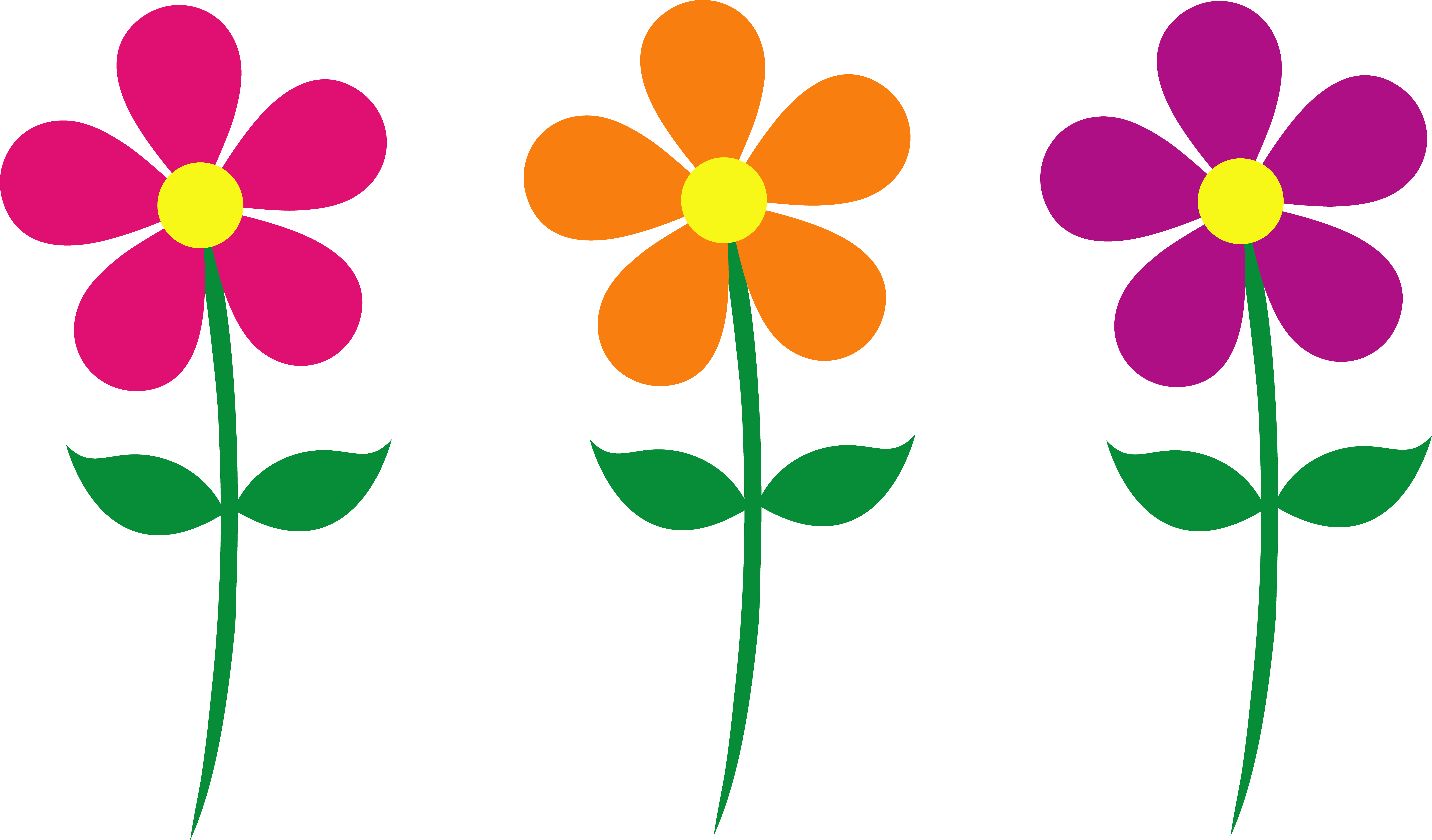 Spring Flower Png Clipart - Spring Flower Clipart Png (7747x4545), Png Download
