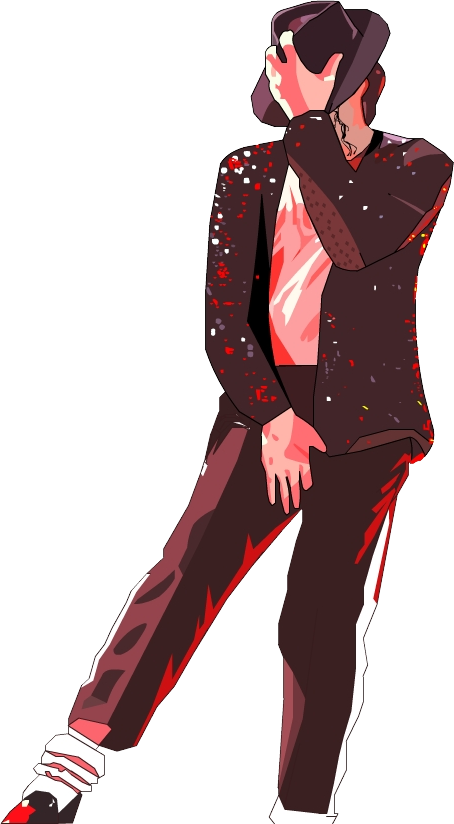 Michael Jackson Dancing Png (454x824), Png Download