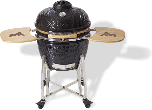 Kong Ceramic Charcoal Kamado Grill - Grilla Grills Kg-24 Kamado Ceramic Charcoal Grill (673x484), Png Download