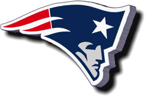Patriots 3d Logo - New England Patriots .png (532x366), Png Download