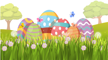 Collections Of Easter Png - Pascoa Ovos Grama Png (360x360), Png Download
