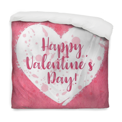 Hand Drawn Watercolor Heart With Calligraphy Text For - Romance (400x400), Png Download