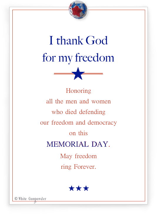 Memorial Day, Thank God - Malayalam (600x750), Png Download