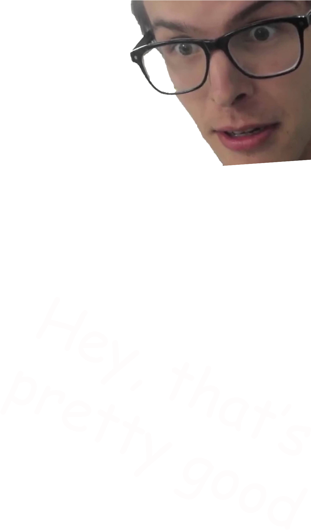 Download HD Filter[filter] Idubbbz Hey That's Pretty Good - Hey, That's  Pretty Good Idubbbztv Alternate Scarf Transparent PNG Image - NicePNG.com, image size:1071x1827