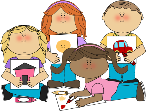 Bringing Stories To Life - Kids Art Clipart (500x381), Png Download