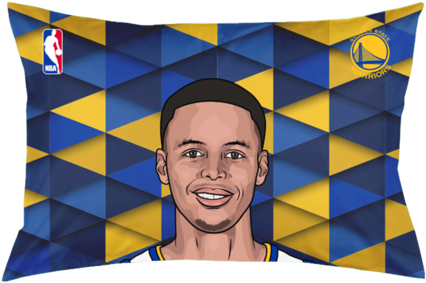 Stephen Curry "inspire" Pillow Case - Cushion (480x479), Png Download