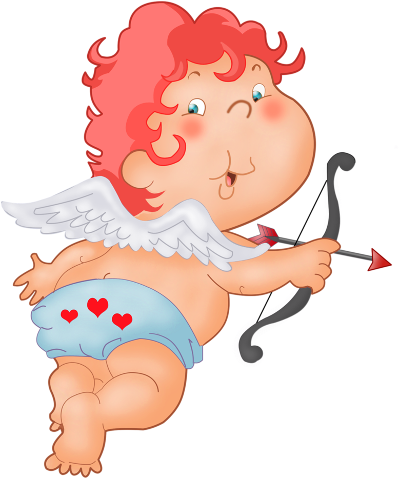 Cupid Clipart (838x1001), Png Download