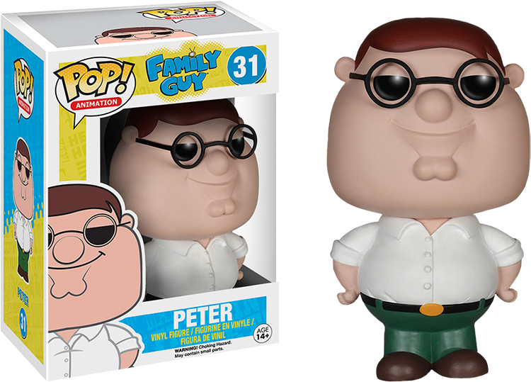 Peter Griffin Pop Vinyl Figure - Funko Pop Family Guy (750x539), Png Download