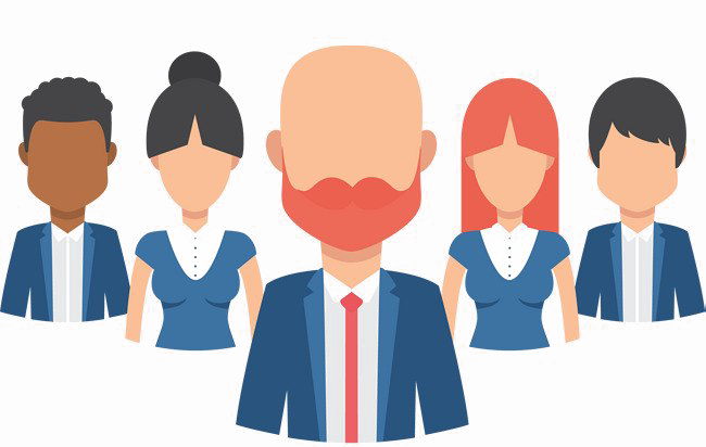 Business Png Transparent Hd Photo - Business Team Cartoon (650x412), Png Download