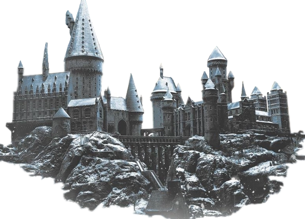 Hogwarts Castle Png - Harry Potter Aesthetic Hogwarts (608x437), Png Download