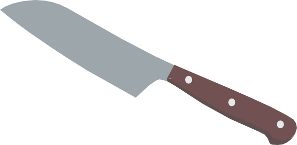Image Kitchen Knife Png Image - Clip Art Knife (600x294), Png Download