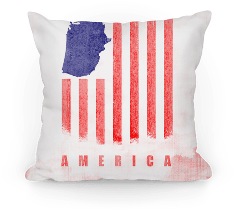 American Flag Pillow - Pillow (484x484), Png Download