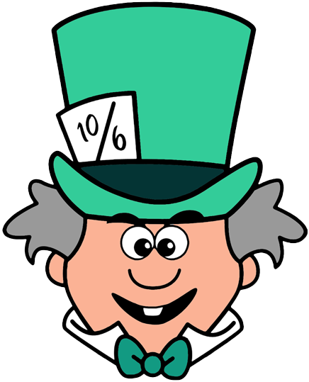 Disney Emojis Clip Art Disney Clip Art Galore Mad Hatter - Mad Hatter Emoji (436x539), Png Download