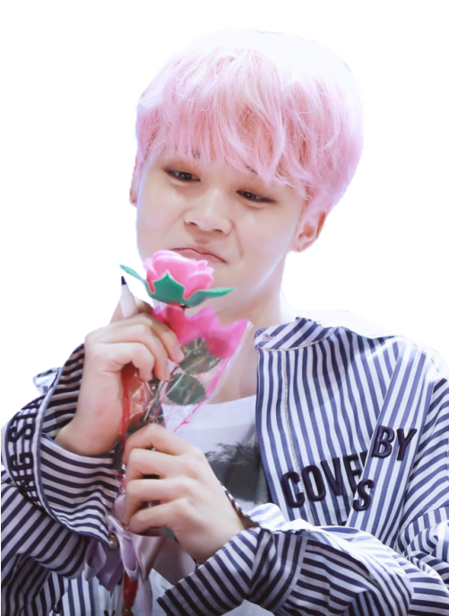Bts Jimin Pink Hair (500x750), Png Download