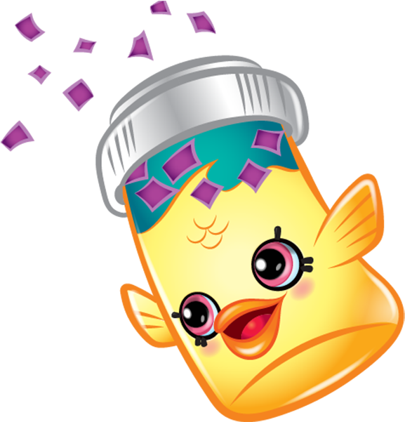 Season 4 Vector Black And White Stock - Shopkins Season 4 Fish Flake Jake (600x600), Png Download