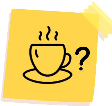 Sticky Note Life Stickers Messages Sticker-2 - Coffee (400x400), Png Download