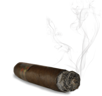 Clipart Black And White Burn Stickers Png Get Images - Cigar Transparent Png (388x351), Png Download
