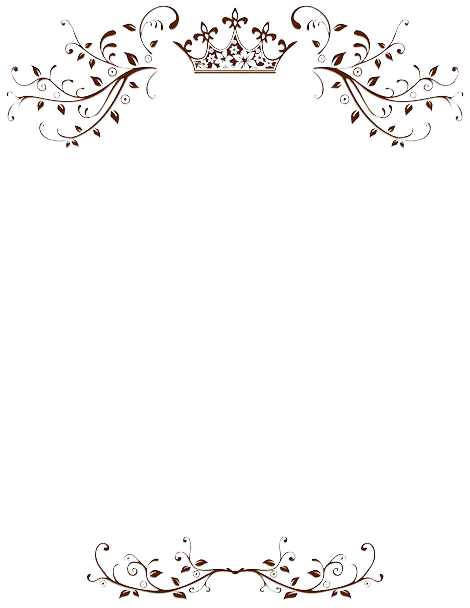 Wedding Invitation Border Png Photos - Royal Border Clip Art (470x608), Png Download