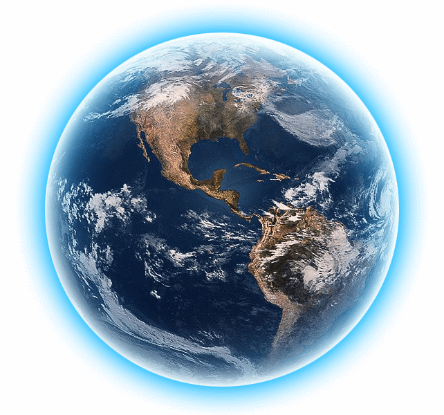 Blue Marble Tee Alpha (642x600), Png Download