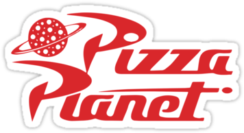 Toy Story Pizza Planet Shirt - Pizza Planet Toy Story Png (375x360), Png Download