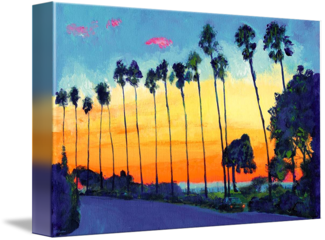 Drawing Sunset Village - Loving Words Of Wisdom Card (650x480), Png Download
