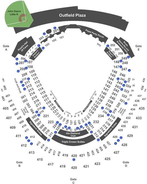 Kauffman Stadium Rating (525x653), Png Download