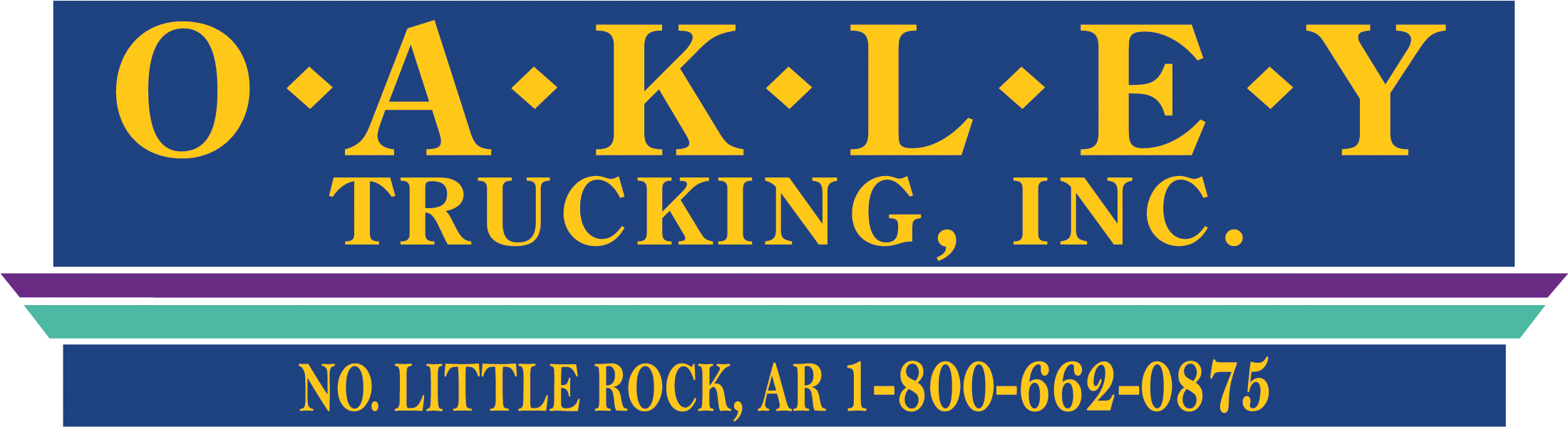 Bruce Oakley Logo 2 By Cassandra - Oakley Trucking (2199x609), Png Download