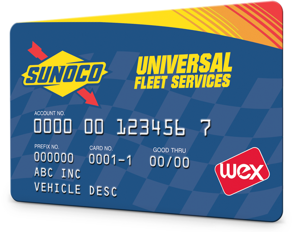 Sunoco Universal Card - Sunoco (1000x805), Png Download