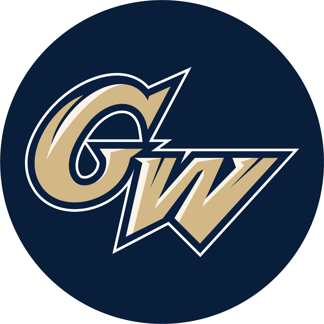 Washington Capitals New Logo - George Washington University Clipart (1129x1129), Png Download