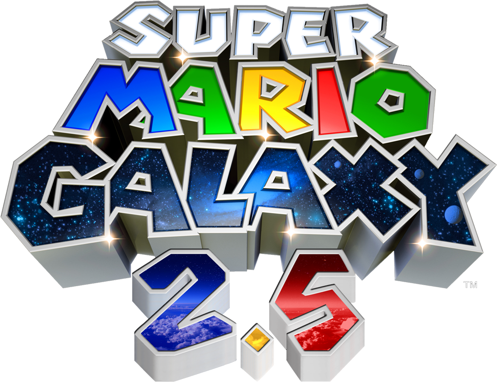 Super Mario Galaxy 2 Logo Png - Super Mario Galaxy Text (1000x1000), Png Download