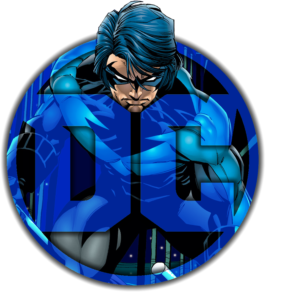 Dc Nightwing Logo By Thestrangeeli - Nightwing Vol. 2 #1 Vf (1172x1154), Png Download