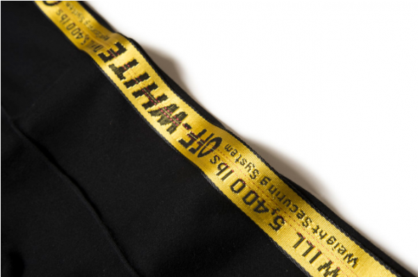 Off White Strap Shirt (600x860), Png Download