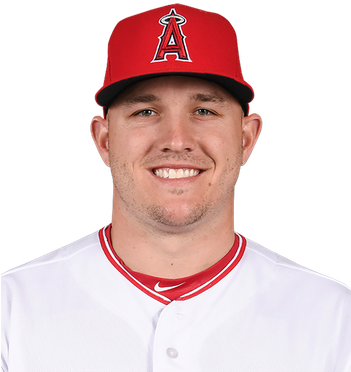 Mike Trout 2018 Batting Statistics Vs Cleveland Indians - Mike Trout (350x425), Png Download