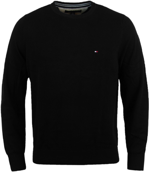 ~tommy Hilfiger Classic Crewneck Black Jumper Sweater - Nike Academy Track Top (600x600), Png Download