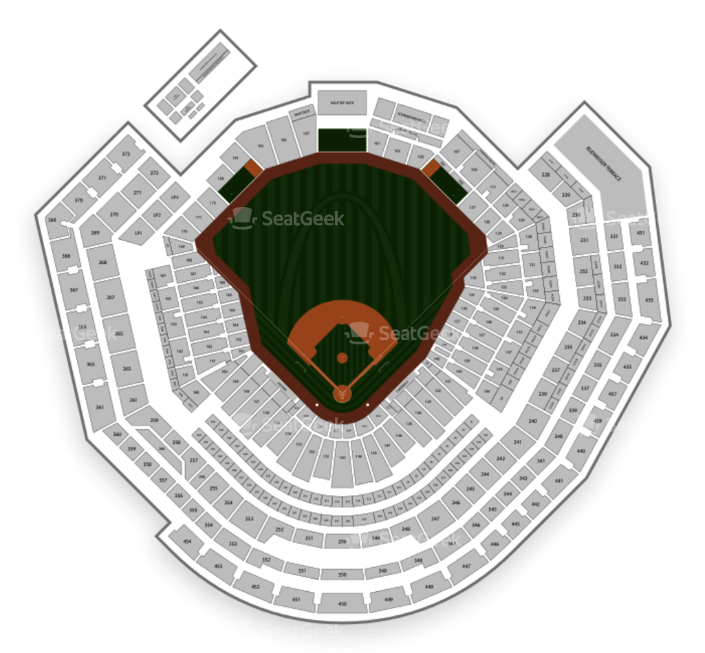 Cardinals Tickets - Busch Stadium (1024x1024), Png Download