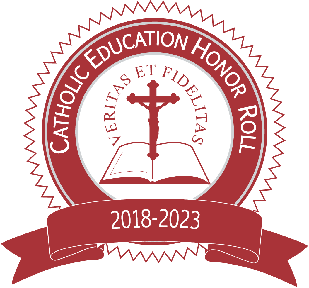 13 Catholic Hs Honor Roll Logo - Catholic Education Honor Roll (1055x982), Png Download