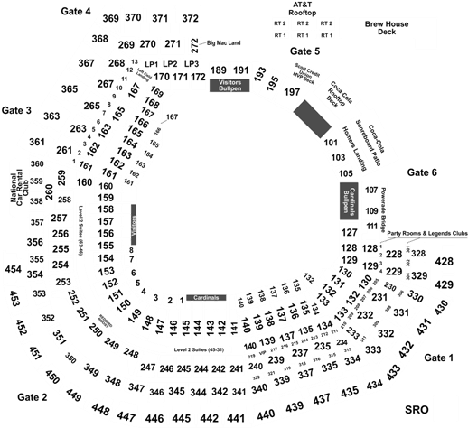 Busch Stadium 163b (525x480), Png Download
